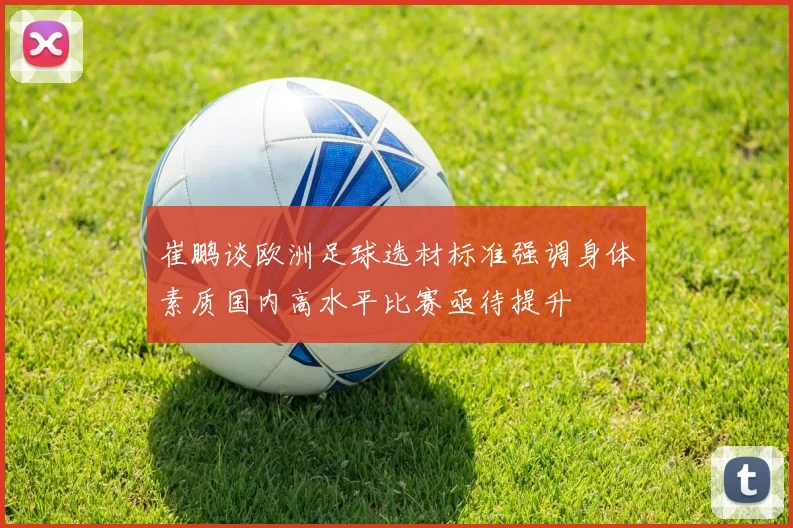 崔鹏谈欧洲足球选材标准强调身体素质国内高水平比赛亟待提升